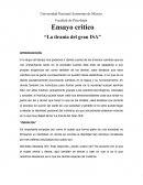 Ensayo Critico Gran ISA