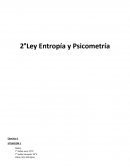 2° ley. Entropía y psicometría
