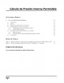 Cálculo de Presión Interna Permisible