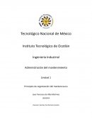 Principios de organización del mantenimiento