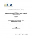 PENSAMIENTO POLITICO DE ROBERT NOZICK “ANARQUIA, ESTADO Y UTOPIA