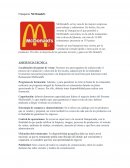 Franquicia: Mc Donald’s