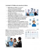 Políticas y atención al cliente