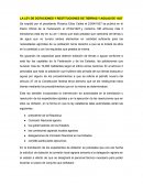 LA LEY DE DOTACIONES Y RESTITUCIONES DE TIERRAS Y AGUAS DE 1927