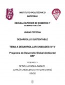 Programa de Desarrollo Global Ambiental GEF