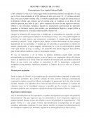 RESUMEN “ORIGEN DE LA VIDA”