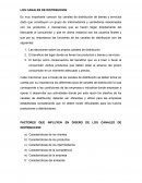 LOS CANALES DE DISTRIBUCION