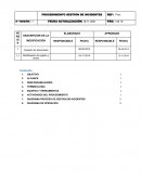 PROCEDIMIENTO GESTIÓN DE INCIDENTES