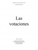 LAS VOTACIONES