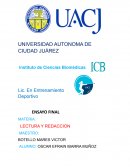 LECTURA Y REDACCION .NUTRICION