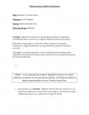 Trabajo práctico: Análisis institucional