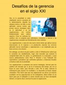 Desafíos de la gerencia en el siglo XXI