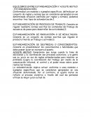 EQUILIBRIO ENTRE ESTANDARIZACIÓN Y AJUSTE MUTUO: ESTANDARIZACIÓN