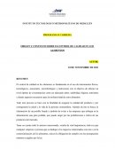 ORIGEN Y CONTEXTO SOBRE ELCONTROL DE CALIDAD EN LOS ALIMENTOS