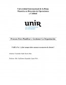Procesos Para Planificar y Gestionar La Organización