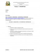 Práctica 7 . FOTOSÍNTESIS