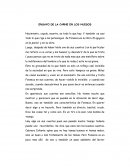 Ensayo La carne en los huesos