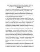 EFECTOS DE LA CRISIS GENERADA POR LA PANDEMIA SOBRE LA INFLACIÓN Y LA DEMANDA AGREGADA EN COLOMBIA
