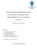 AFECTACIONES PSICOEMOCIONALES EN JÓVENES CAUSADAS POR EL CONFINAMIENTO DE LA PANDEMIA COVID-19