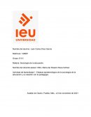 Estatuto epistemológico de la sociología de la educación y su relación con la pedagogía