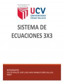 Resolución de sistemas de ecuaciones lineales 3x3 por el método de Cramer