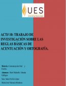 Reglas básicas de la acentuación y la ortografía