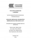 NATALIDAD, MORTALIDAD, FECUNDACIÓN E INMIGRACÓN EN EL PERÚ HASTA EL 2017