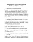 Inversión social y educación en Colombia