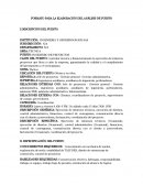 DESEMPEÑO. PUESTO: INGENIERO DE PROYECTOS