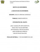 BIOÉTICA EN ENFERMERÍA