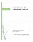 Ensayo analítico Escuela Tradicional y Escuela Nueva