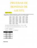 PRUEBAS DE BONDAD DE AJUSTE