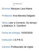 Leer a Comenio. Su tiempo y didáctica