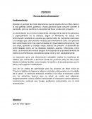 PROYECTO “Por una buena alimentación”