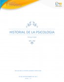 HISTORIAL DE LA PSICOLOGIA