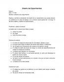Diseño de Experimentos Tarea 4