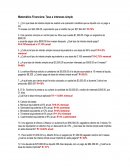 Matemática Financiera; Tasa a intereses simple