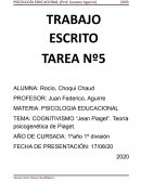 Jean Piaget. Teoría psicogenética de Piaget