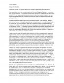 Ensayo De Literatura. Lazarillo de Tormes y El juguete rabioso son novelas de aprendizaje pero a la inversa