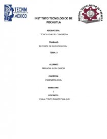 TECNOLOGIA DEL CONCRETO. Página 1