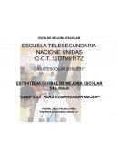 ESTRATEGIA GLOBAL DE MEJORA ESCOLAR