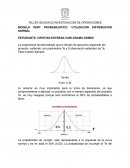 MODELO PERT PROBABILISTICO. UTILIZACION DISTRIBUCION NORMAL