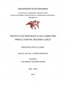 PROYECTO DE PROPUESTA CLOUD COMPUTING PARA EL HOSPITAL REGIONAL CUSCO