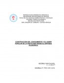 CONSTRUCCIÓN DEL CONOCIMIENTO Y EL SABER POPULAR DE LA PSICOLOGÍA DESDE EL ENFOQUE FILOSÓFICO