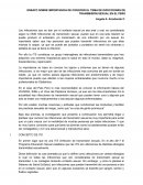 ENSAYO SOBRE IMPORTANCIA DE CONOCER EL TEMA DE INFECCIONES DE TRANSMISIÓN SEXUAL EN EL PERÚ