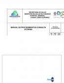 MANUAL DE CONSULTA EXTERNA.