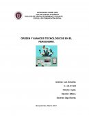 ORIGEN Y AVANCES TECNOLÓGICOS EN EL PERIODISMO