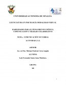 Comunicación no verbal