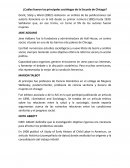 Principales sociólogas de la Escuela de Chicago