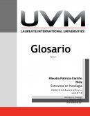 Glosario Entrevista en Psicología